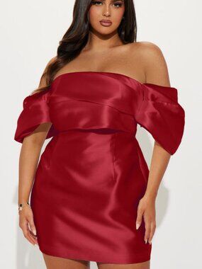 Allison Taffeta Mini Dress - 2X